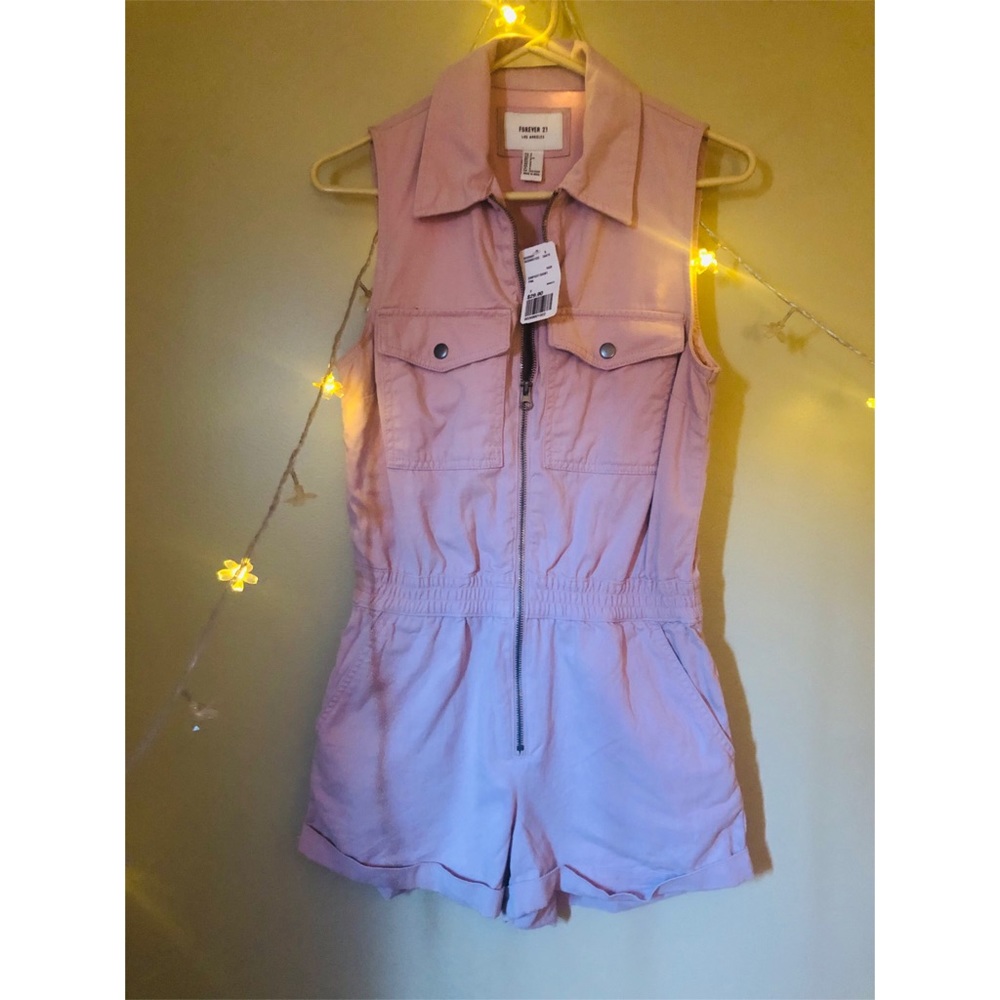 Denim romper